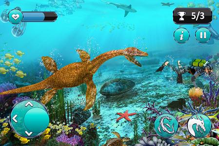 Sea Monster City Dinosaur Game