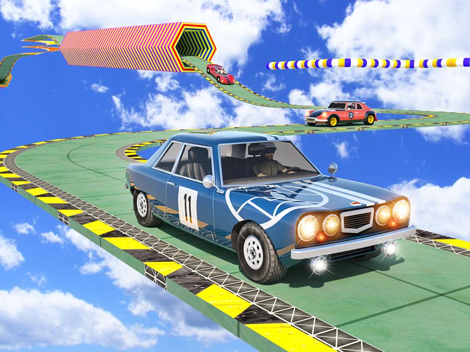 Racing Game Car Stunt Mega Up