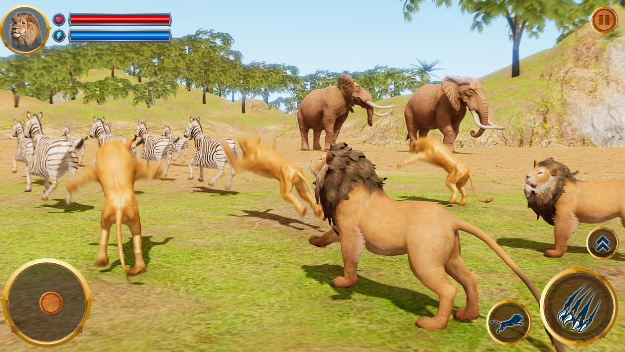 Virtual Lion Family Simulator