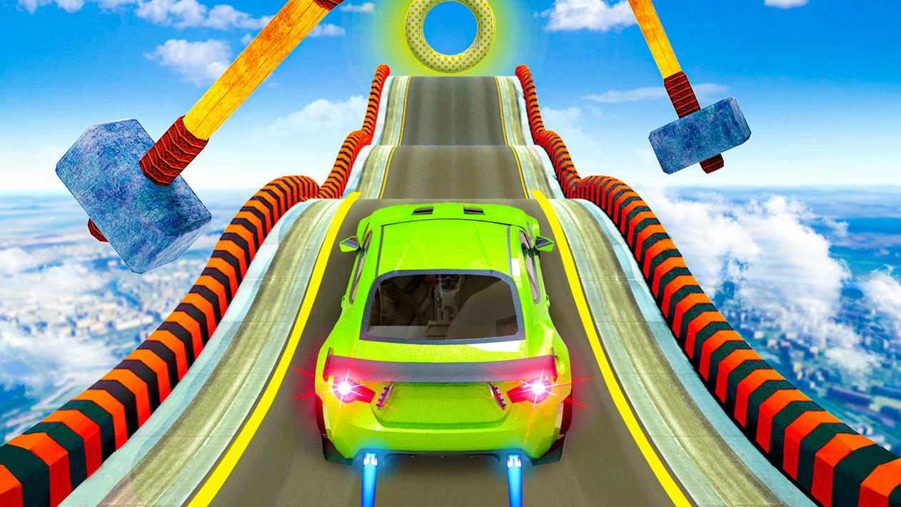 Mega Ramp Car Stunts Race Game