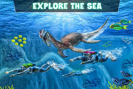 Sea Monster City Dinosaur Game