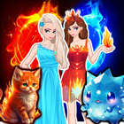 Icy or Fire dress up game