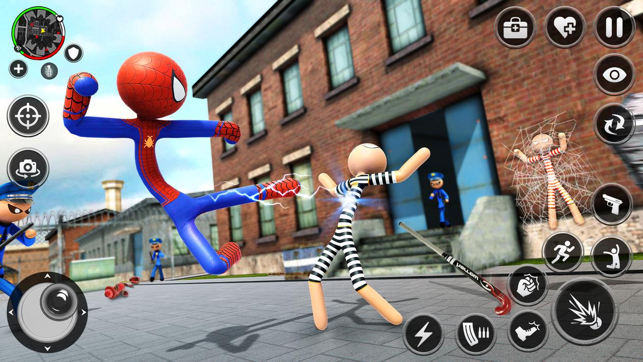 Spider Stickman Prison Break