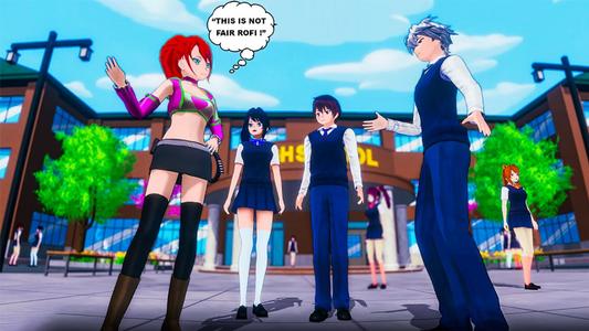 Anime School Girl Life 3D Sim