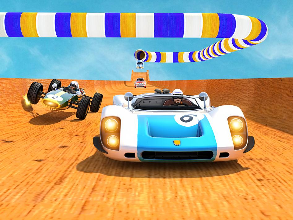 Racing Game Car Stunt Mega Up