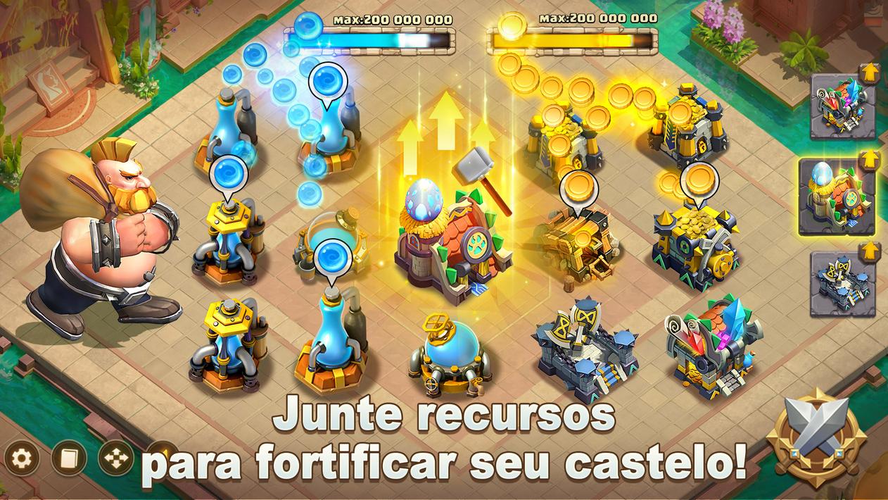 Castle Clash: Governe o Mundo