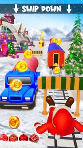 Xmas Santa Surfer Running Game