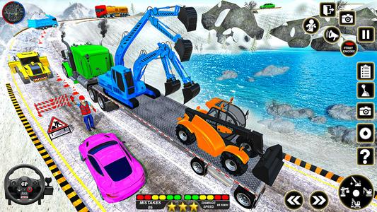 Real Snow Excavator Simulator