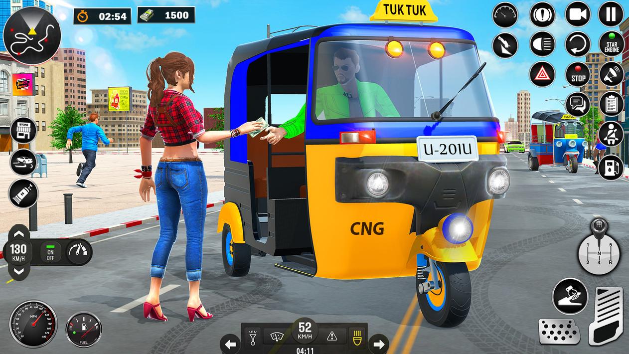 Tuk Tuk Rickshaw Driving Games