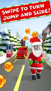 Xmas Santa Surfer Running Game