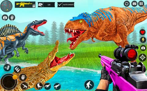 Wild Dinosaur Hunter Zoo Games