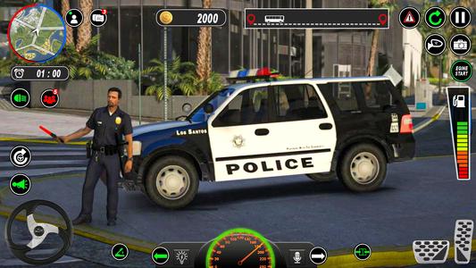 Police Car Driving Car Game 3d