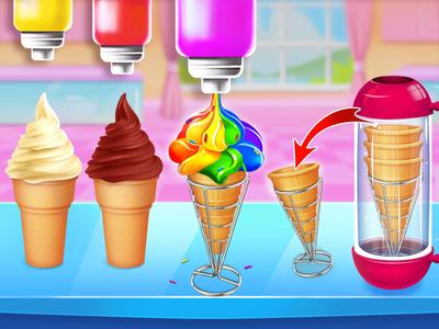 Ice Cream Cone-Ice Cream Games