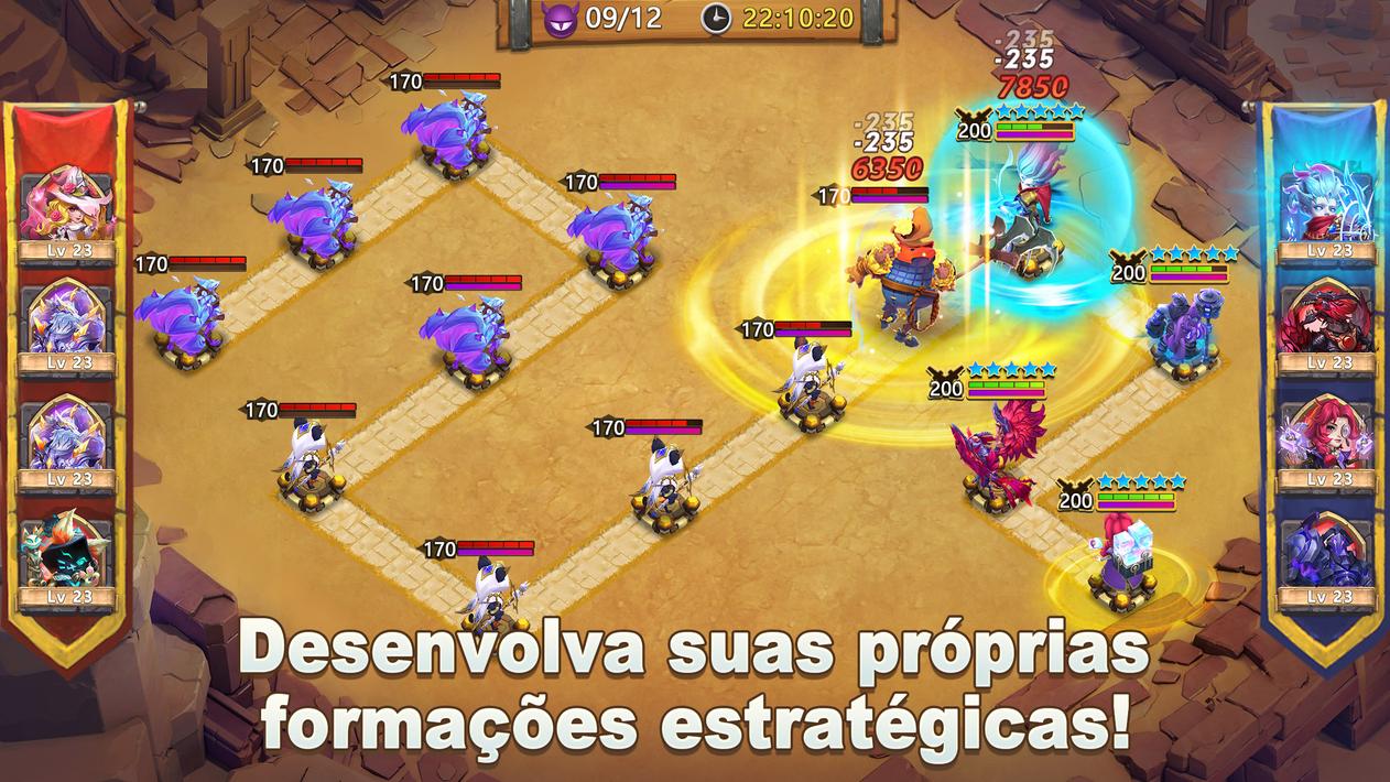 Castle Clash: Governe o Mundo