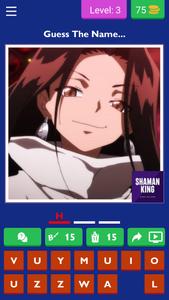 Guess Character - Shaman King