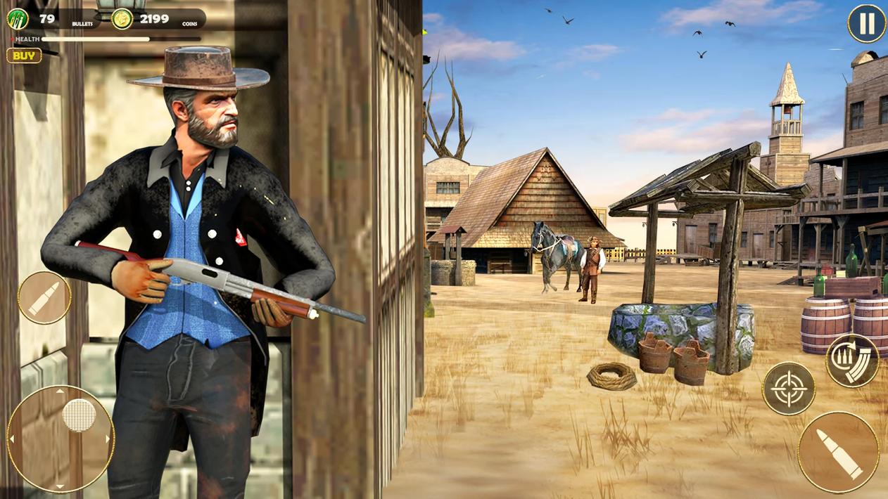 Western Gunfighter Cowboy Game