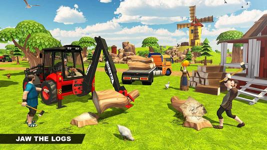 Village Excavator JCB Games