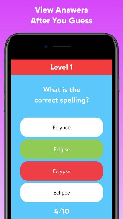 Spelling Test Quiz