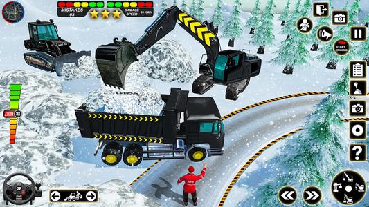 Real Snow Excavator Simulator