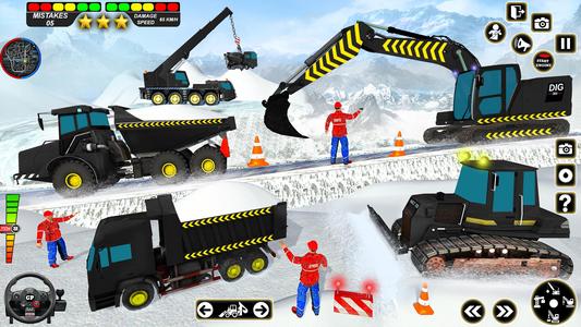 Real Snow Excavator Simulator