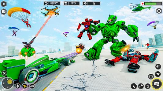 Dragon Robot Car Game