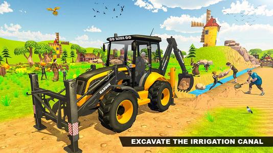 Village Excavator JCB Games