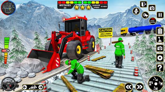 Real Snow Excavator Simulator