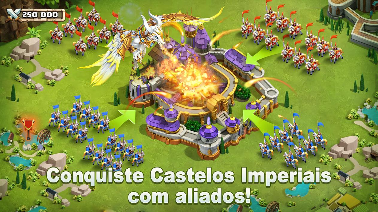 Castle Clash: Governe o Mundo