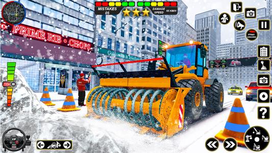 Real Snow Excavator Simulator