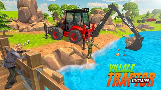 Village Excavator JCB Games