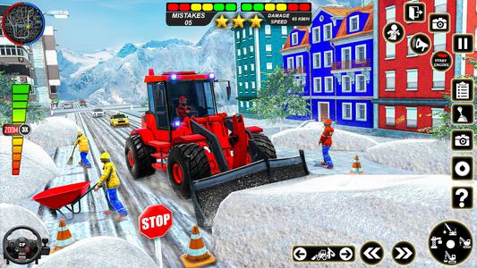 Real Snow Excavator Simulator