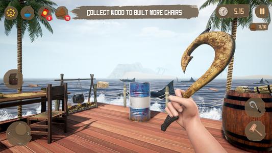 Raft Survival 3D Ocean Game