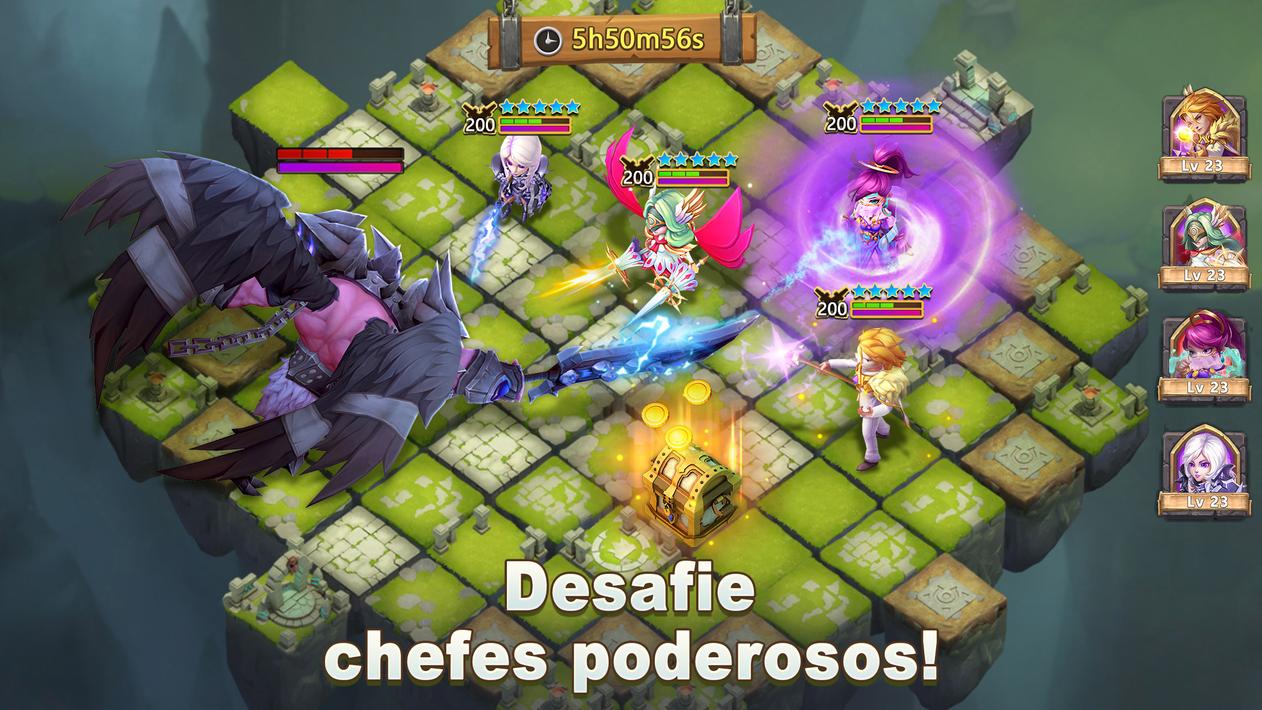 Castle Clash: Governe o Mundo