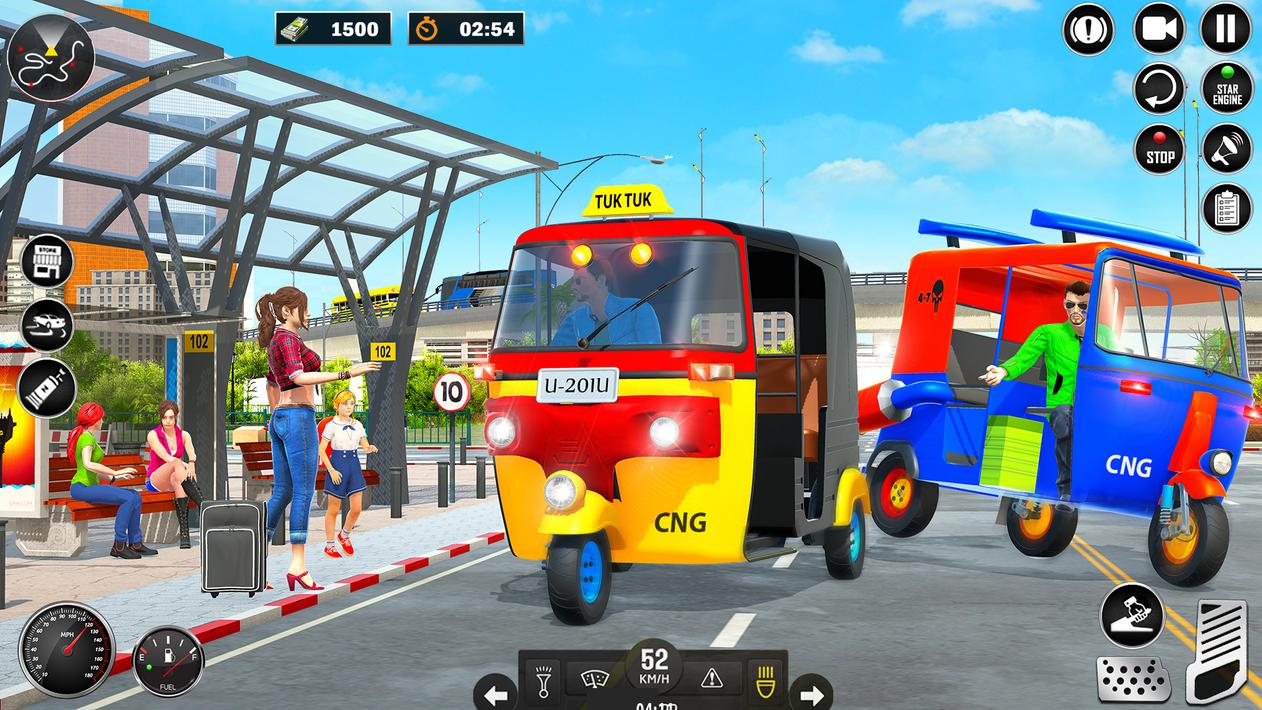 Tuk Tuk Rickshaw Driving Games