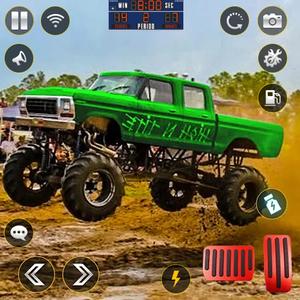 Mud Truck Drag Racing Games