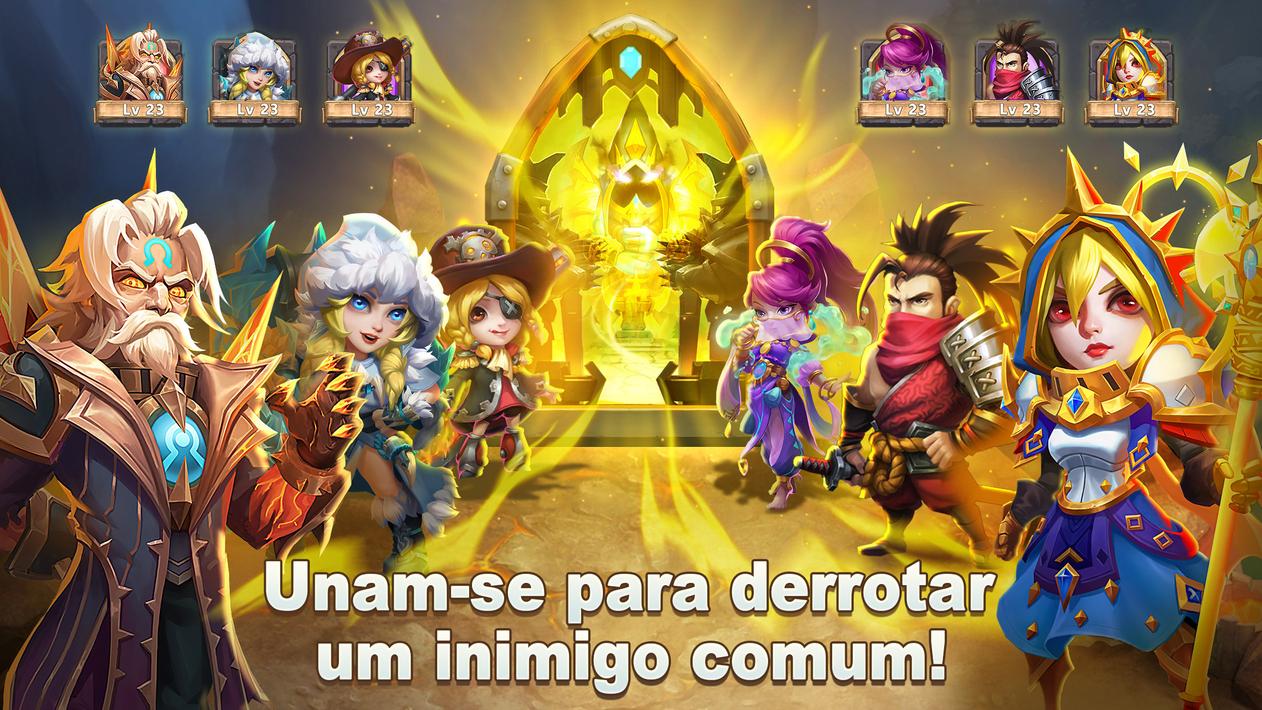 Castle Clash: Governe o Mundo