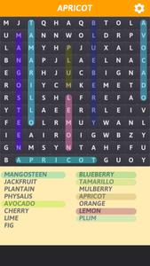 Fruits Word Search