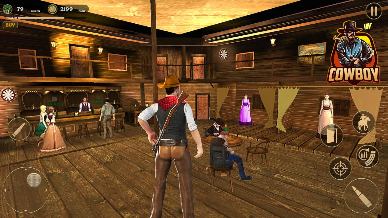 Western Gunfighter Cowboy Game