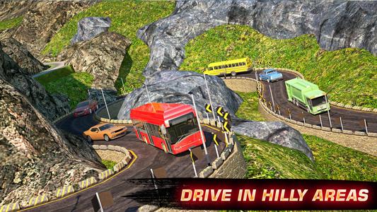 Mountain Road Bus Driving Game