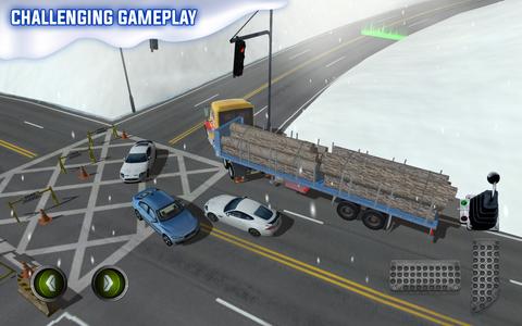 Ice Road Truck Parking Sim