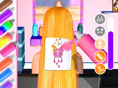 Hair Salon Makeover Girl Games