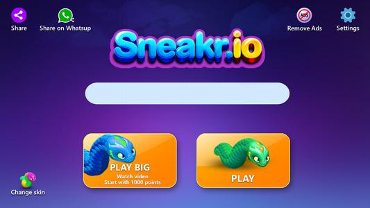 Sneak.io - Snake Game