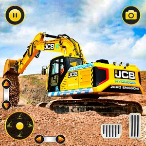 JCB Excavator Construction 3D