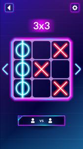 Tic Tac Toe Glow : XO Game