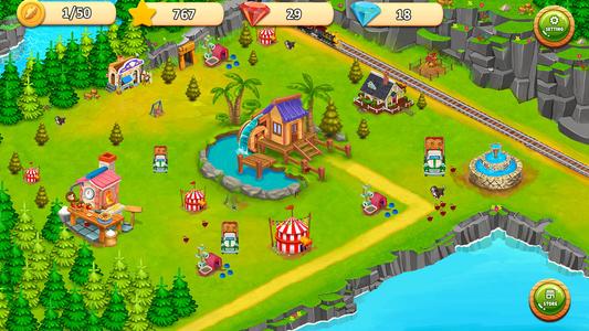 Family Farm Town Farming Games