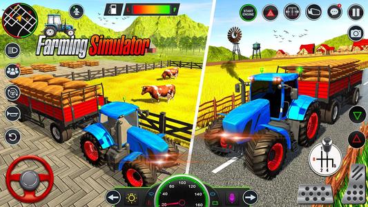 Indian Farming Tractor Game 3D