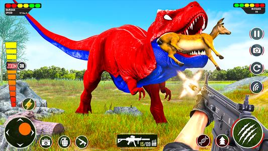 Wild Dinosaur Hunter Gun Game