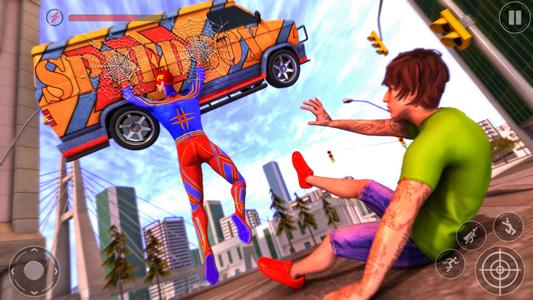 Flying Superhero: Spider Games