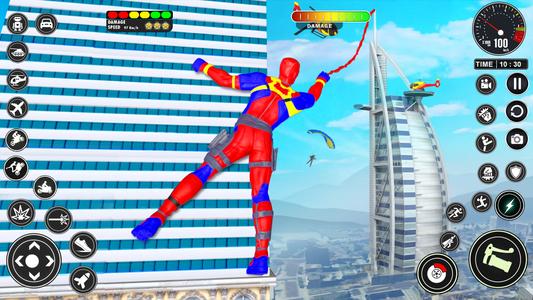 Flying Robot Superhero Games