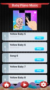 Piano Baby tiles yellow